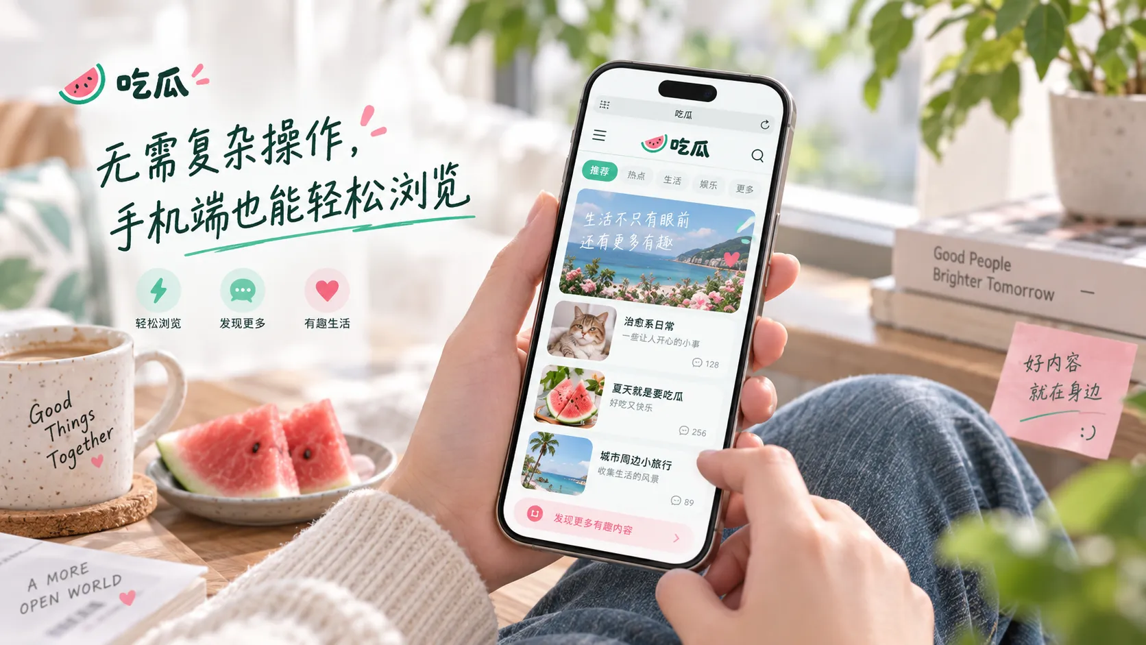 手机端紧凑内容列表